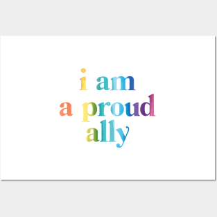 I am a proud Ally Posters and Art